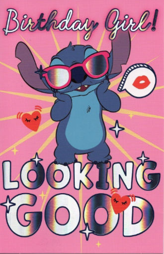 Picture of BIRTHDAY GIRL LOOKING GOOD - BIRTHDAY CARD STITCH